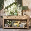 Graham & Green Leshan Natural Three Drawer Sideboard