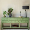 Graham & Green Leshan Nine Drawer Jade Sideboard