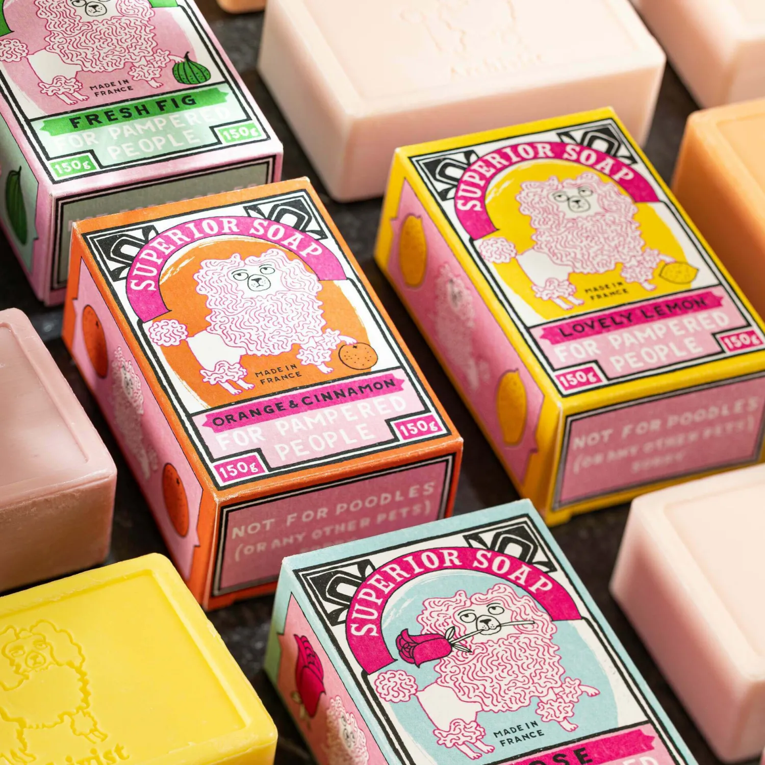 Graham & Green Letterpress Print Soap Bars