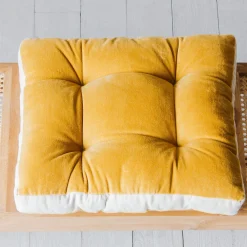 Graham & Green Linen Border Velvet Seat Pads