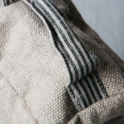 Graham & Green Linen Door Stop with Handle