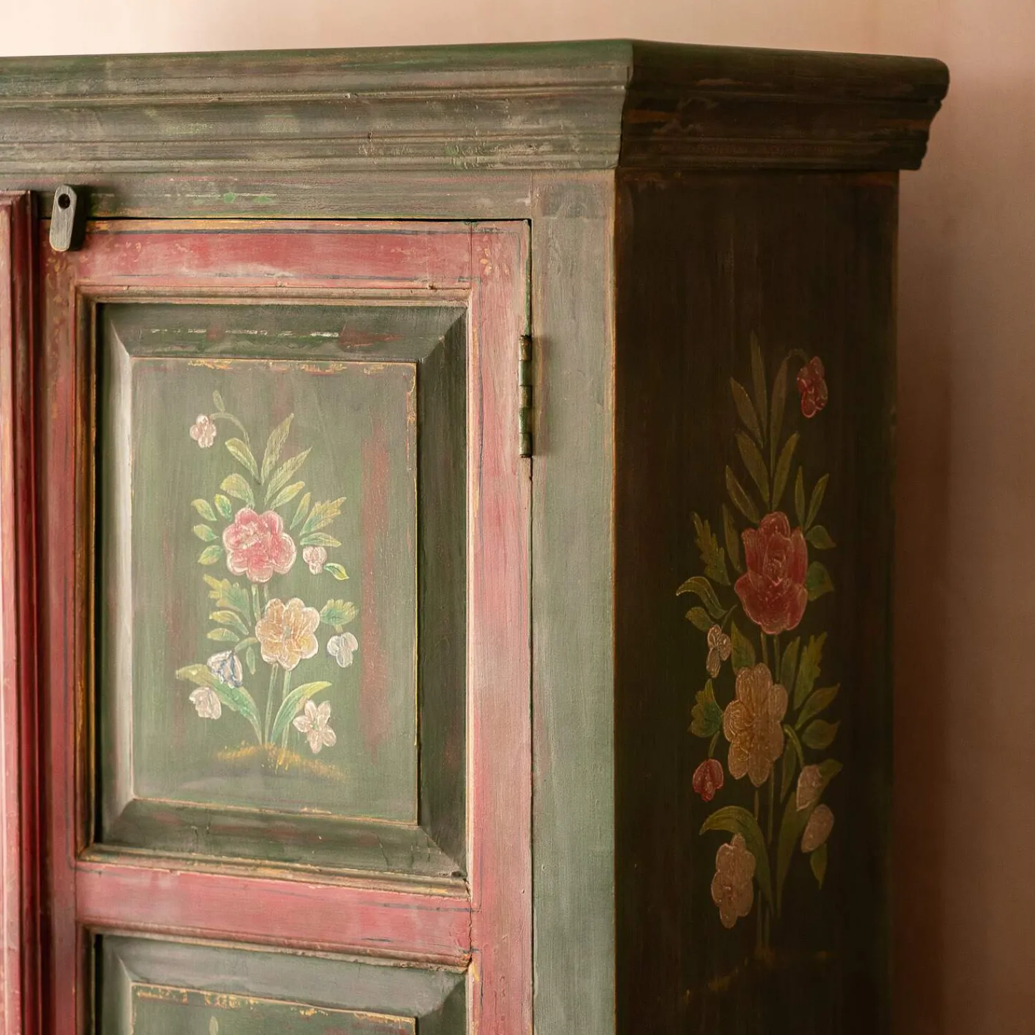 Graham & Green Liyang Painted Almirah Cabinet