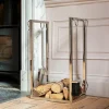 Graham & Green Log Holder with Tool Set