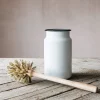 Graham & Green Loo Brush in Enamel Pot