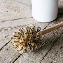 Graham & Green Loo Brush in Enamel Pot