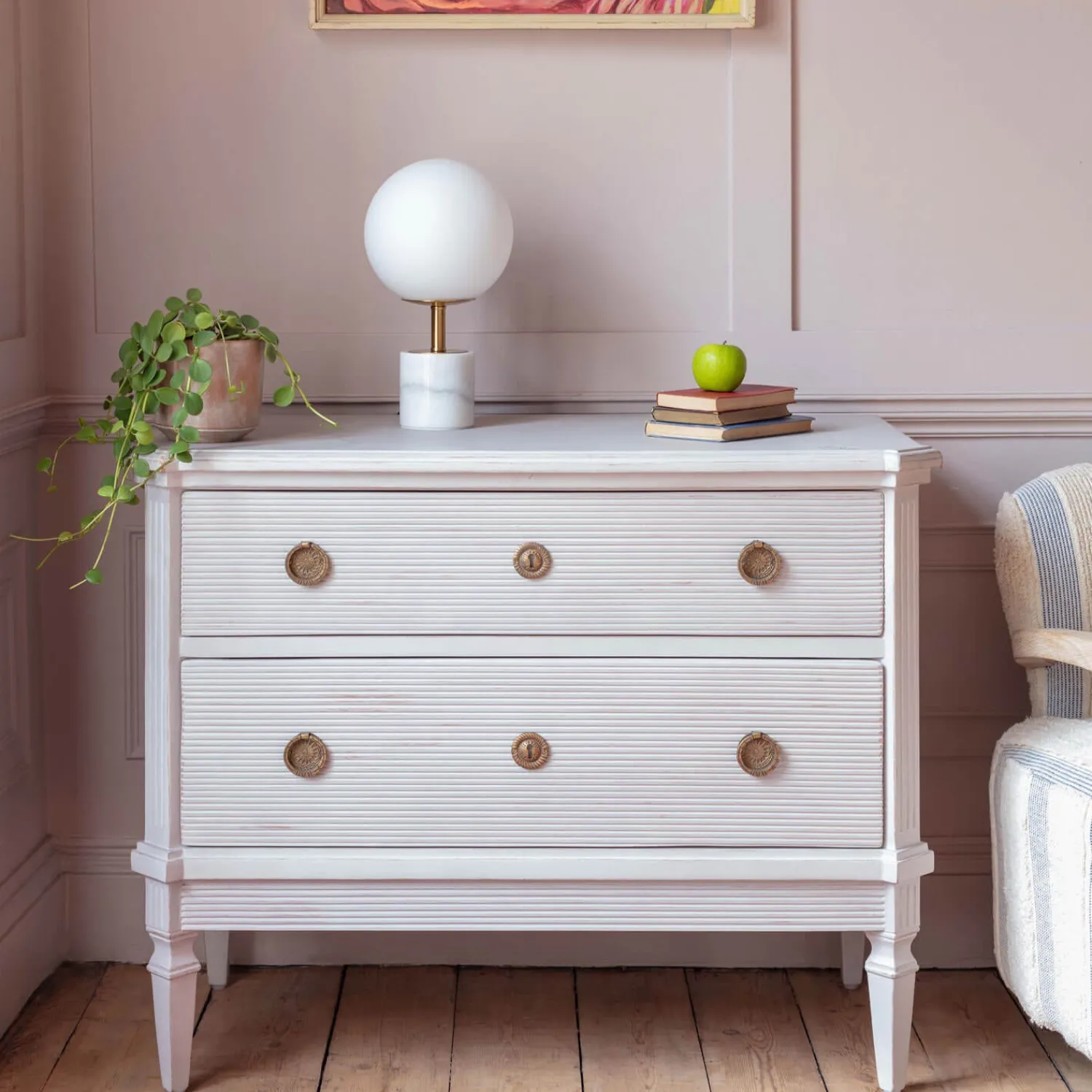 Graham & Green Lottie Grey Chest of Drawers