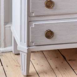 Graham & Green Lottie Three Drawer Bedside Table