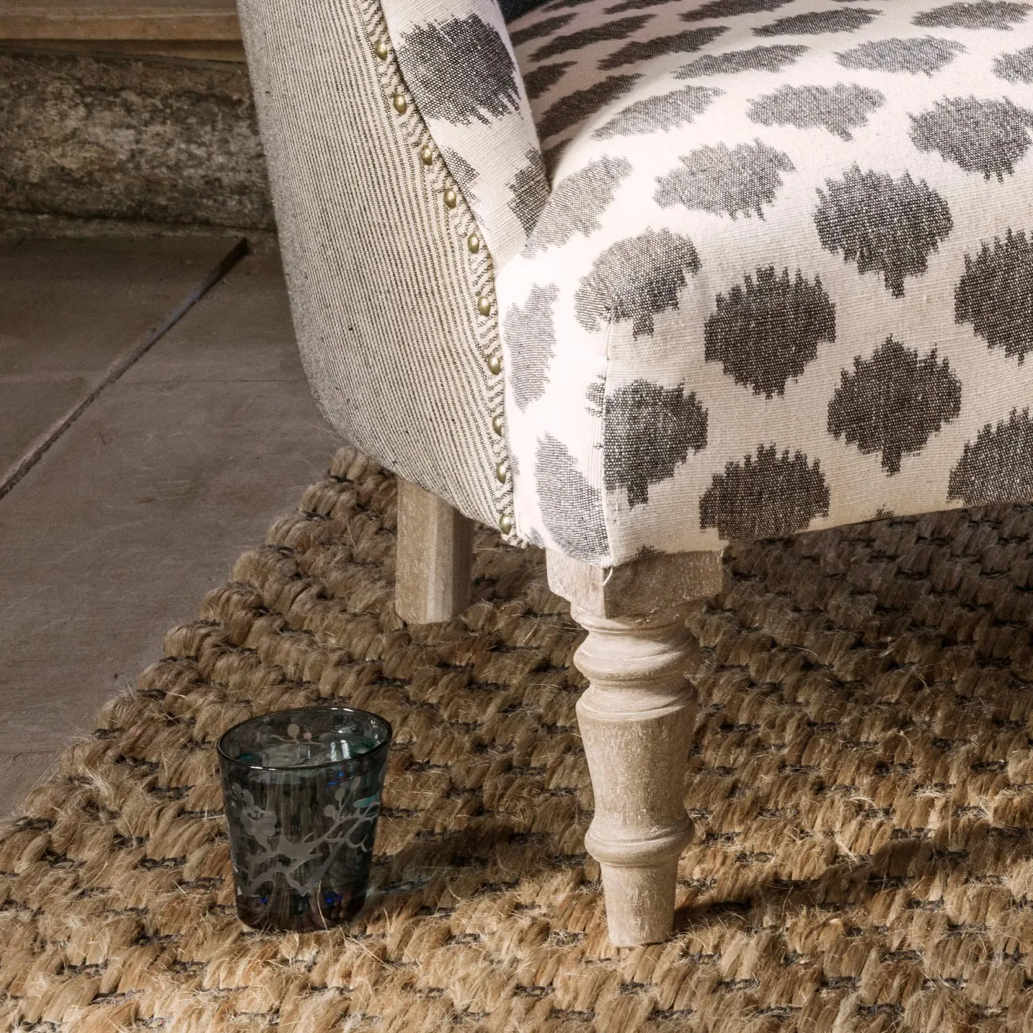 Graham & Green Louise Ikat Armchair