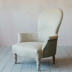 Graham & Green Louise Natural Linen Armchair
