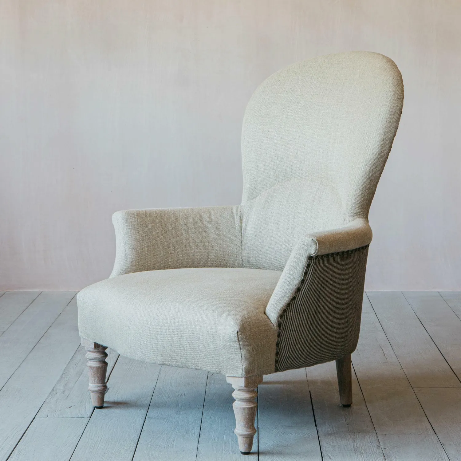 Graham & Green Louise Natural Linen Armchair
