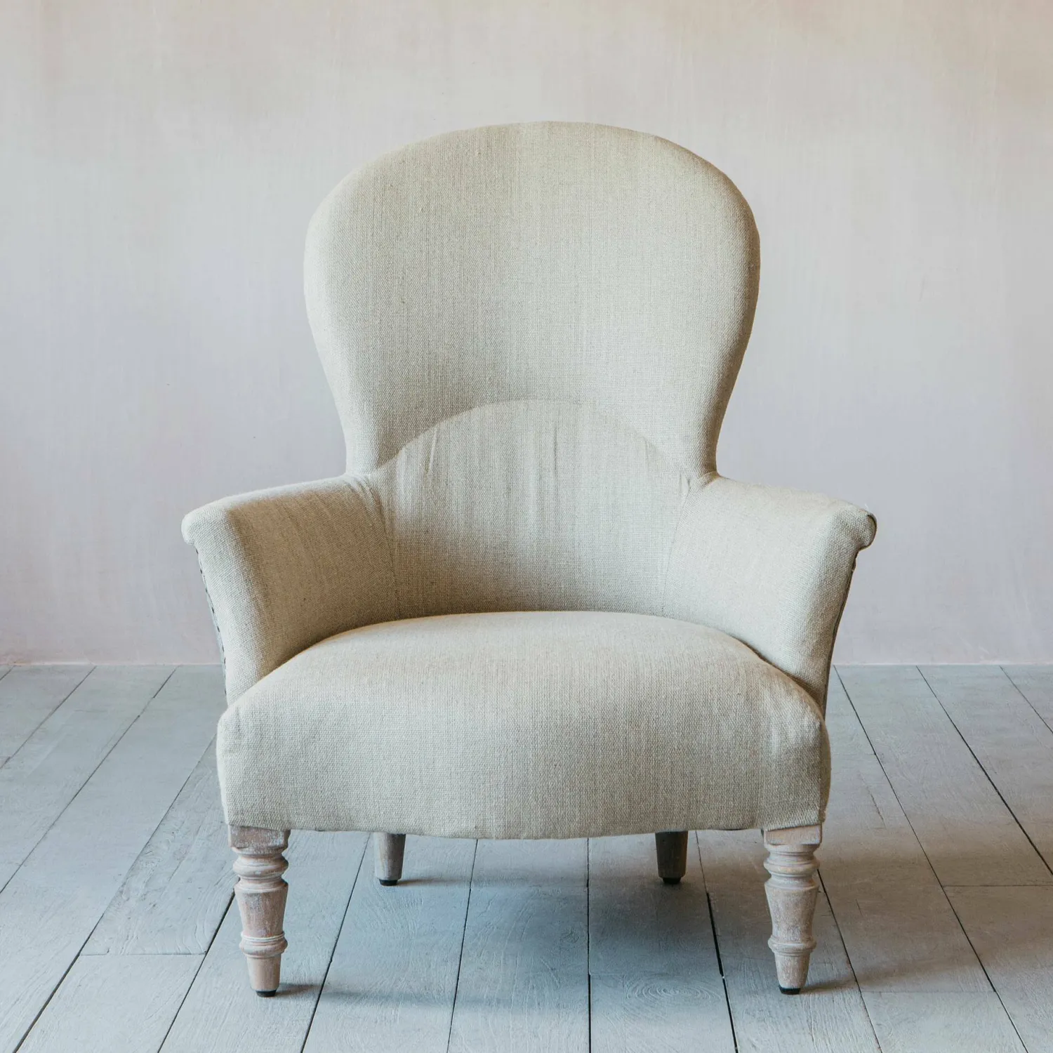 Graham & Green Louise Natural Linen Armchair