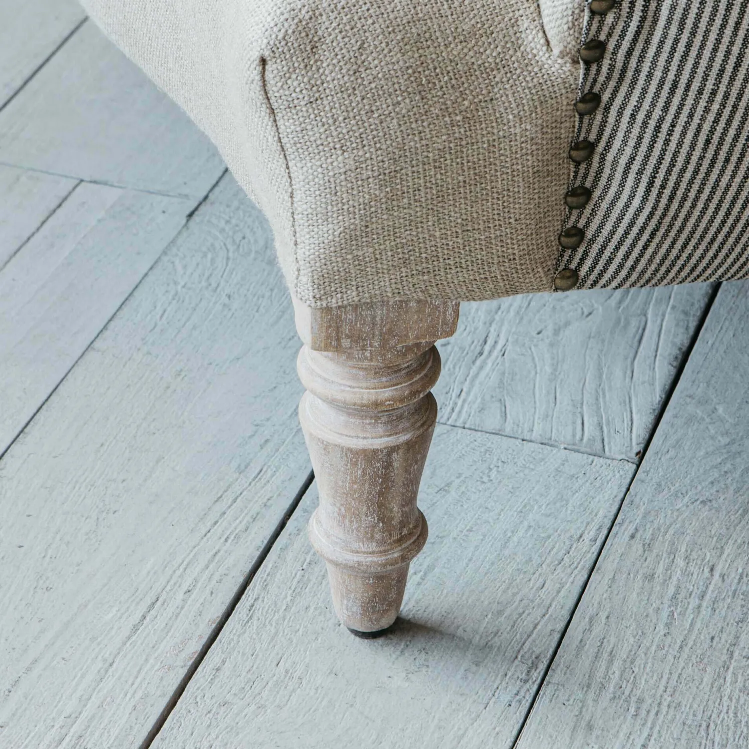 Graham & Green Louise Natural Linen Armchair