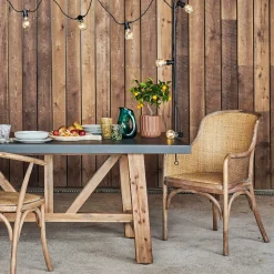 Graham & Green Lucien Wicker Armchair