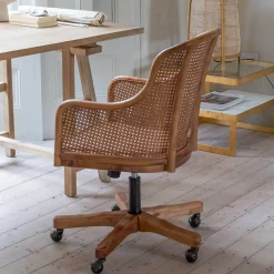 Graham & Green Lucien Wicker Office Chair