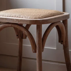 Graham & Green Lucien Wicker Stool