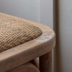 Graham & Green Lucien Wicker Stool