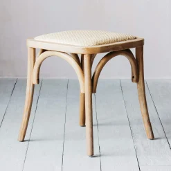 Graham & Green Lucien Wicker Stool