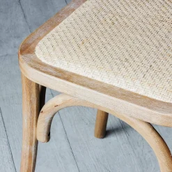 Graham & Green Lucien Wicker Stool