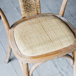 Graham & Green Lucien Wicker Wishbone Chair