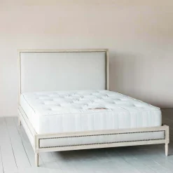Graham & Green Luna Natural Linen King Size Bed