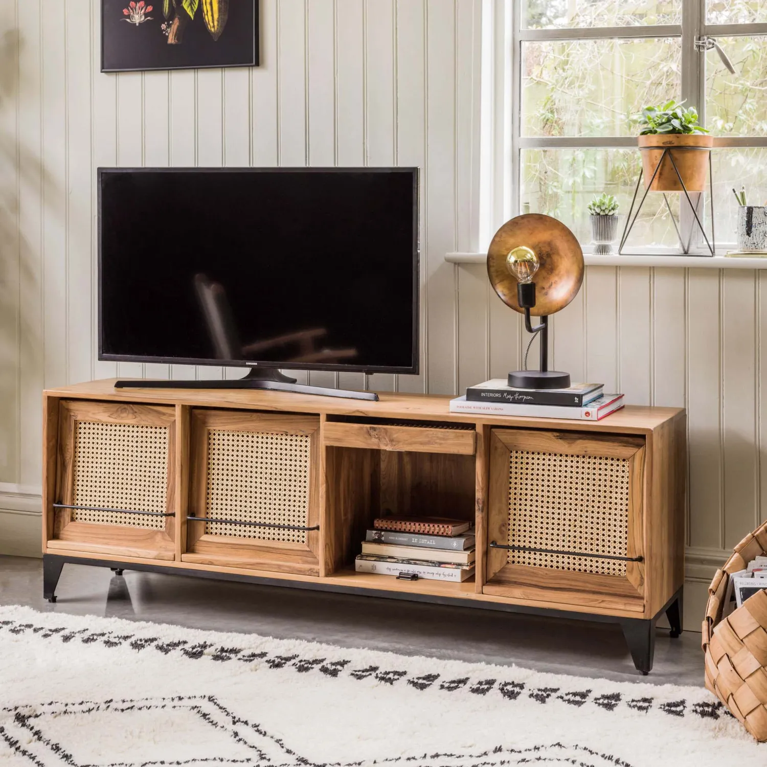 Graham & Green Malay Four Door Sideboard