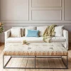 Graham & Green Mara Jute Rug Coffee Table