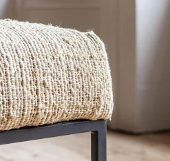 Graham & Green Mara Jute Rug Coffee Table