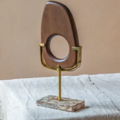 Graham & Green Marble and Wood Ornament