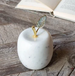 Graham & Green Marble Apple Ornament