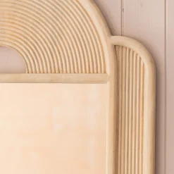 Graham & Green Margot Natural Wooden Wall Mirror