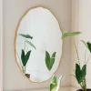 Graham & Green Matilda Oval Gold Mirror