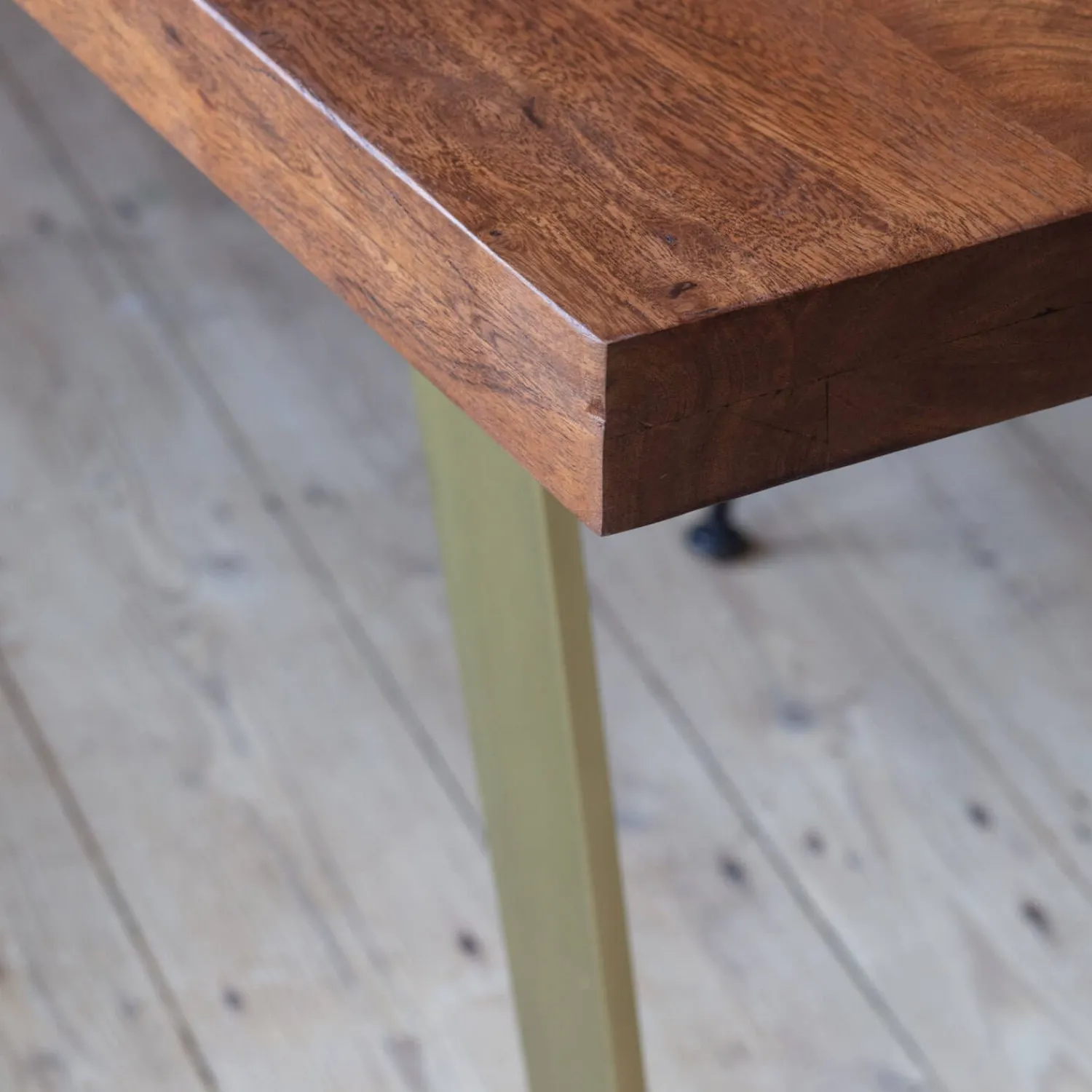 Graham & Green Max 6 Seater Brass Dining Table