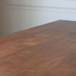Graham & Green Max 6 Seater Brass Dining Table