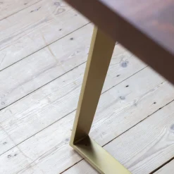 Graham & Green Max 6 Seater Brass Dining Table