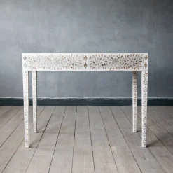 Graham & Green Maxi White Mother of Pearl Dressing Table
