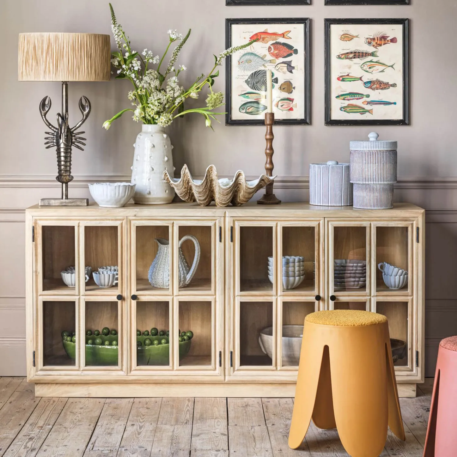 Graham & Green Mimosa Four Door Sideboard