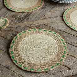 Graham & Green Miro Green Dash Placemat