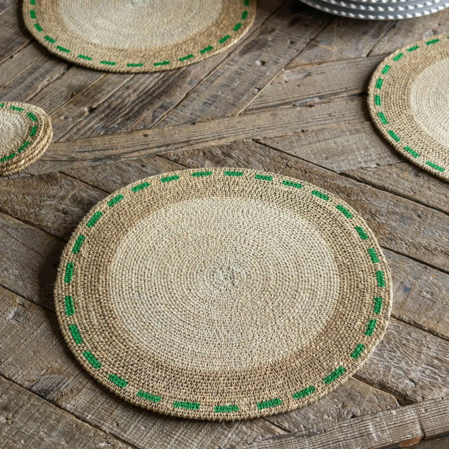 Graham & Green Miro Green Dash Placemat