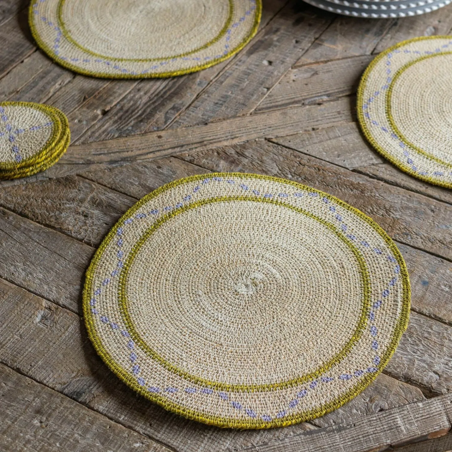 Graham & Green Miro Moss and Lilac Placemat