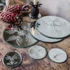 Graham & Green Mirrored Glass Palm Tree Placemat