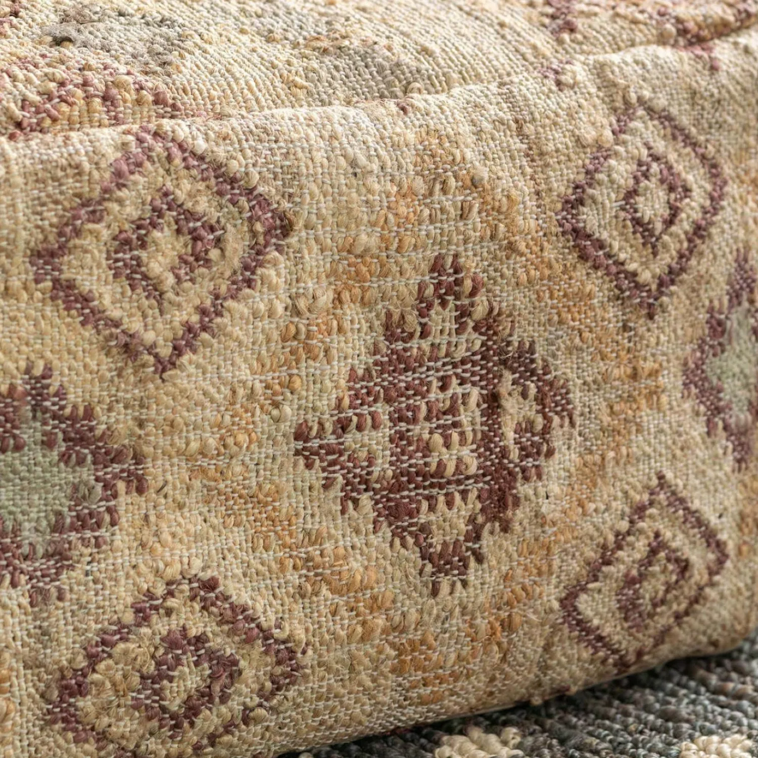 Graham & Green Moira Jute Pouffe
