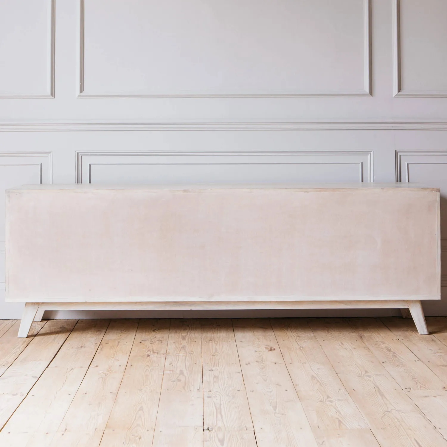 Graham & Green Momoka Hand-Carved Sideboard with Sliding Doors