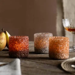 Graham & Green Mora Brown Tealight Holder