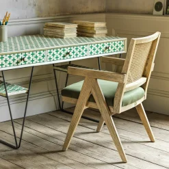 Graham & Green Moss Green Aubrey Armchair
