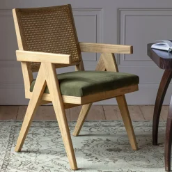Graham & Green Moss Green Aubrey Armchair