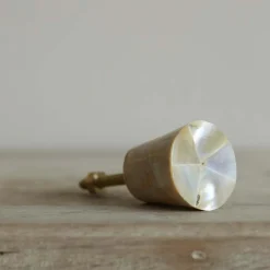 Graham & Green Mother of Pearl Conical Knob