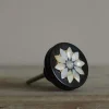 Graham & Green Mother of Pearl Flower Knob