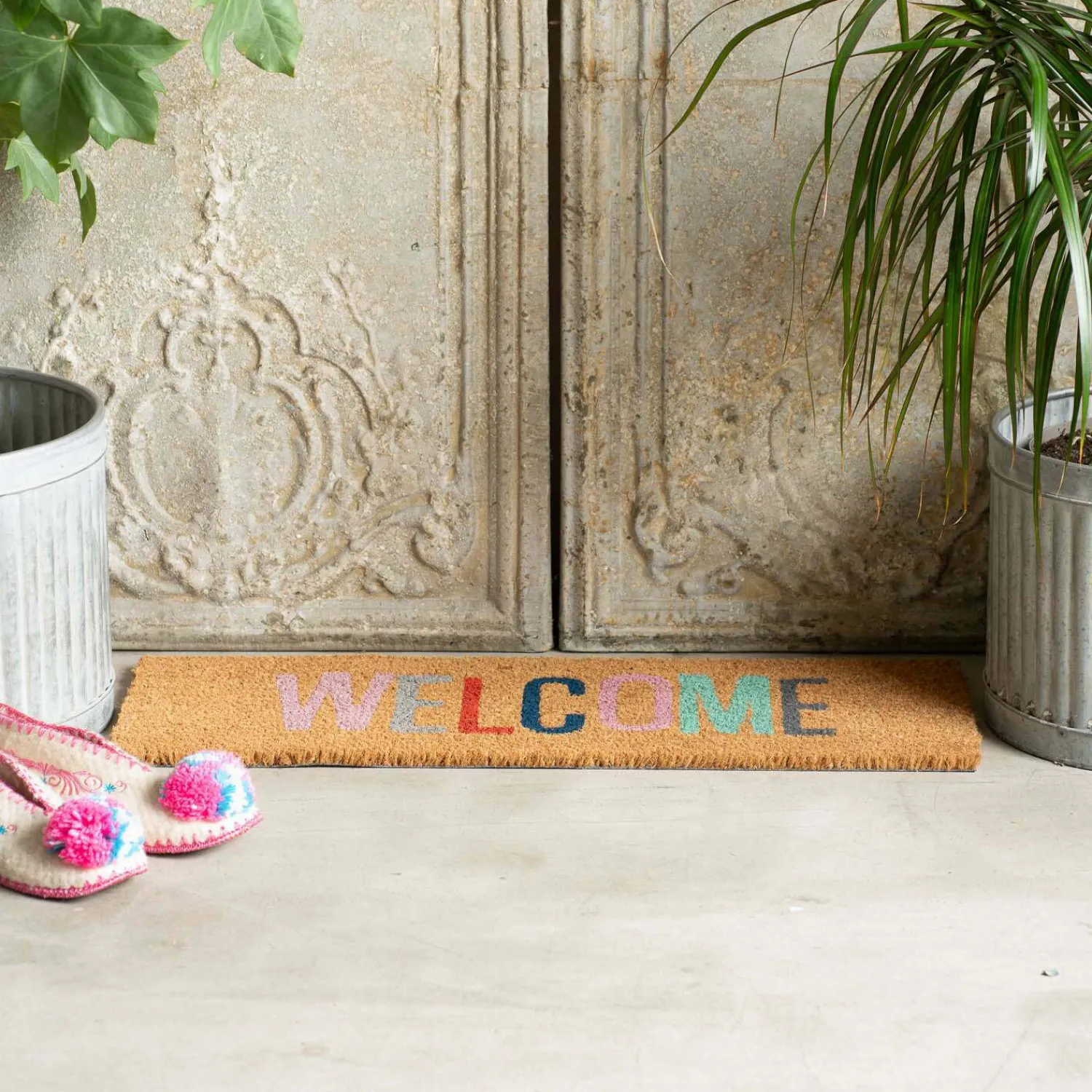 Graham & Green Multi-Colour Welcome Door Mat