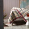 Graham & Green Multi-Coloured Check Cotton Quilt