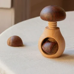 Graham & Green Mushroom Wooden Nutcracker
